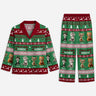 5906VFR1 pyjama personnalise chat joyeux noel minou 5906vkvad