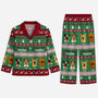 5906VFR1 pyjama personnalise chien joyeux noel toutou 5906vkvac