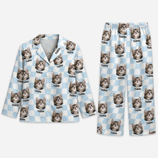 5907VFR1 pyjama personnalise avec photo mon joli chat 5907v8tqd