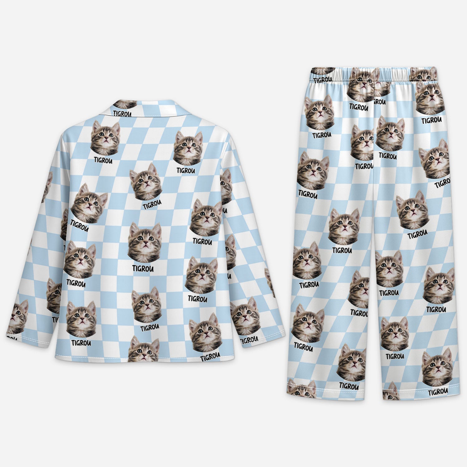 5907VFR2 pyjama personnalise avec photo mon joli chat 5907v8tqd