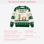 5919WFR5 pull de noel moche personnalise la bande a papy 5919wkmnb