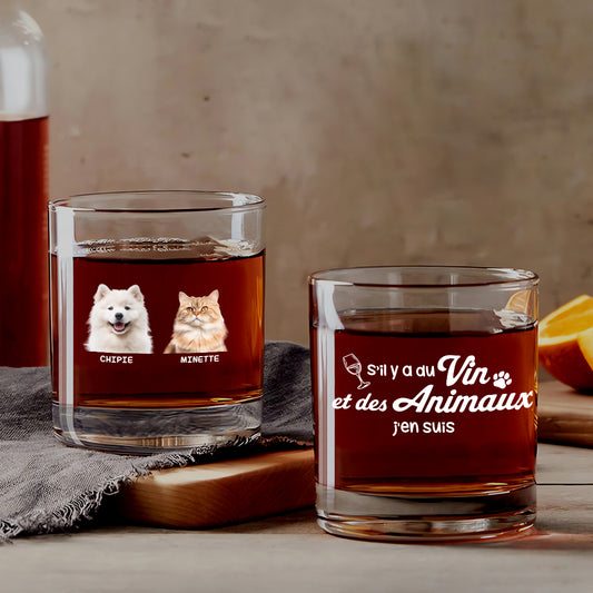 5930IFR2 verre a whisky personnalise s_il y a du vin et des chiens 5930i6vqc