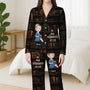 5949VFR3 pyjama personnalise juste une fille qui aime les livres 5949v8qta