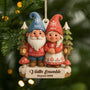 5953OFR1 effet dimpression 3d ornement de noel en bois a 1 couche personnalise couple vieillir ensemble 5953okm5g