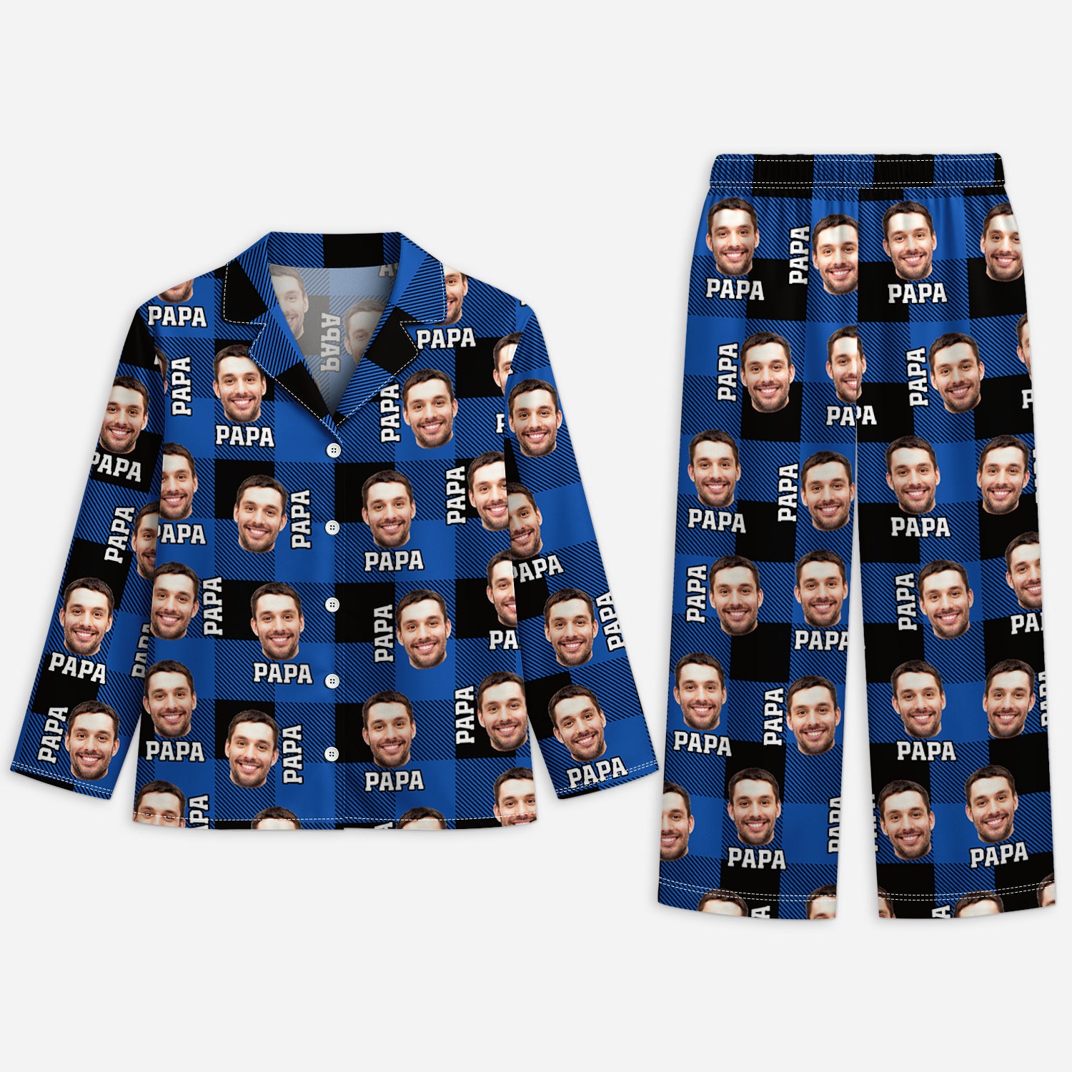 5962VFR1 pyjama de noel personnalise avec photo mon joli pyjama 5962vtvca