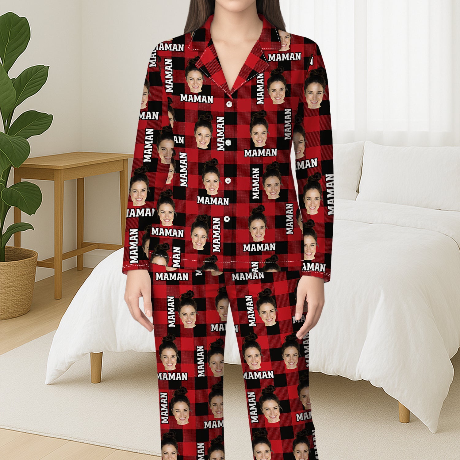 5962VFR3 pyjama de noel personnalise avec photo mon joli pyjama 5962vtvca