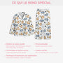 5966VFR5 pyjama personnalise meilleur papa chat 5966v8yad