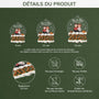 5979OFR3 effet dimpression 3d ornement acrylique personnalise pour couple toi moi et le chien 5979o8mtc