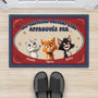 5981DFR2 paillasson chat personnalise les visiteurs doivent etre approuves 5981d8tzd