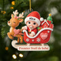 5989OFR1 ornement acrylique personnalise pour bebe effet dimpression 3d petit papa noel 5989o8vnk