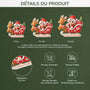5989OFR3 ornement acrylique personnalise pour bebe effet dimpression 3d petit papa noel 5989o8vnk