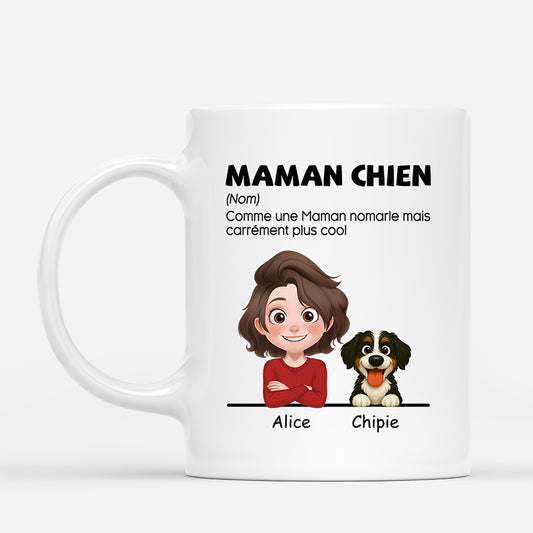 6007MFR1 mug personnalise maman papa chien 6007mkv5c