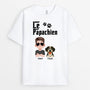 6010AFR1 t shirt personnalise le papa chien 6010akv5c