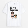 6010AFR1 t shirt personnalise le papa chien 6010akv5c