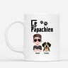 6010MFR1 mug personnalise le papa chien 6010mkv5c