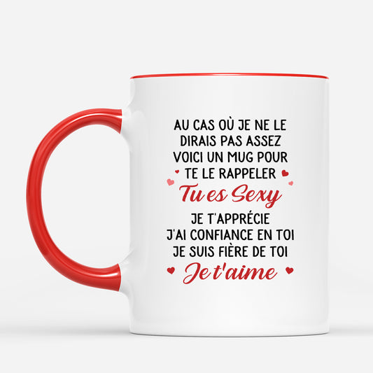 6018MFR2 mug personnalise couple tu es sexy 6018m3lmg