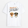 6019AFR1 t shirt personnalise la vie serait ennuyeuse sans des chiens 6019akv5c