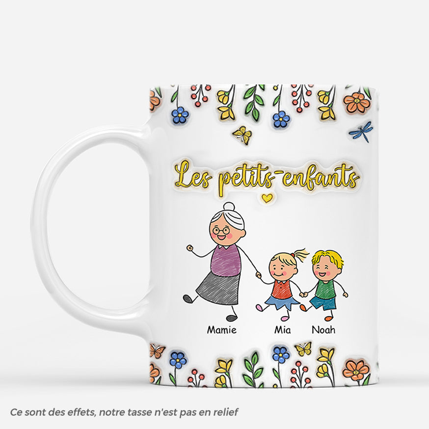 6020MFR1 effet dimpression 3d mug personnalise petits enfants de mamie papy 6020m8z8b_2eae77f2 9a27 4669 a5f8 729f1fabd737