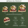 6032OFR3 ornement noel acrylique personnalise couple homosexuel notre chat et nous 6032otzzd