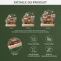 6035OFR3 ornement acrylique personnalise vieillir ensemble couple 6035otlng