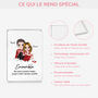 6038RFR4 plaque en acrylique rectangulaire personnalisee ensemble couple 6038rtz5g