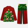 6054VFR2 pyjama personnalise avec photo pour femme et homme sapin de noel drole 6054vkhnb