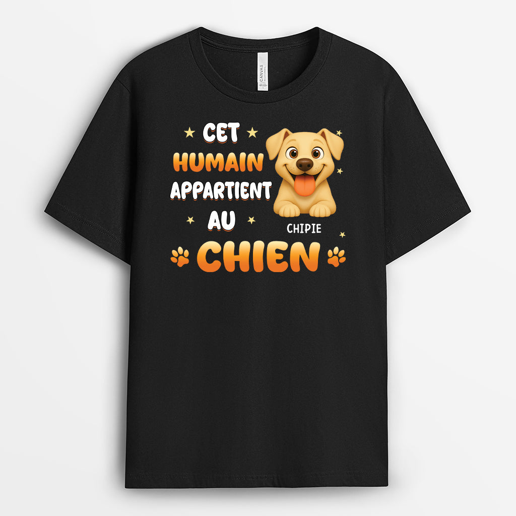 T-Shirt Personnalisé avec Chien Cadeau Plus