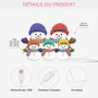 6056LFR3 lightbox personnalisable noel famille ensemble bonhomme de neige 6056l3q5a