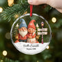6059OFR2 ornement noel en verre personnalise vieillir ensemble couple 6059okq5g