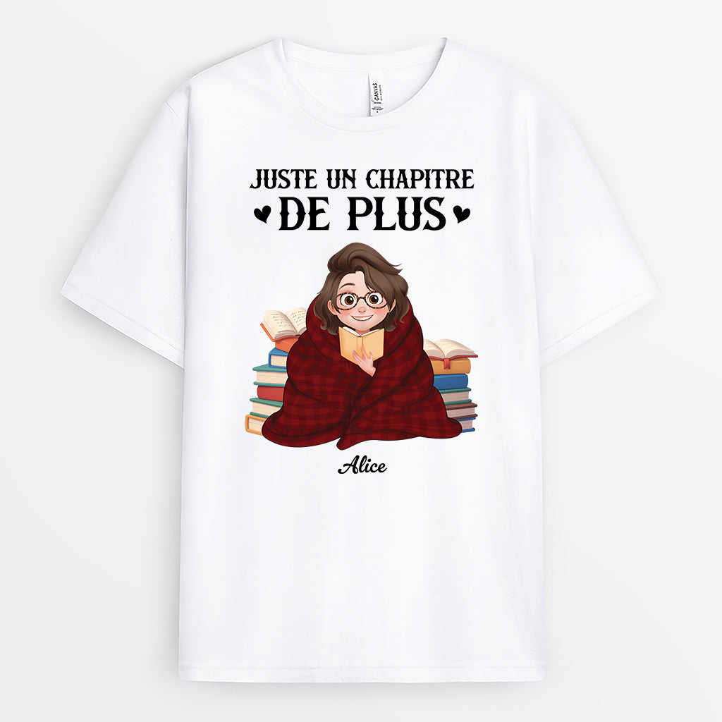 6060AFR1 t shirt personnalise pour femme et homme encore un chapitre jaime ce livre 6060a