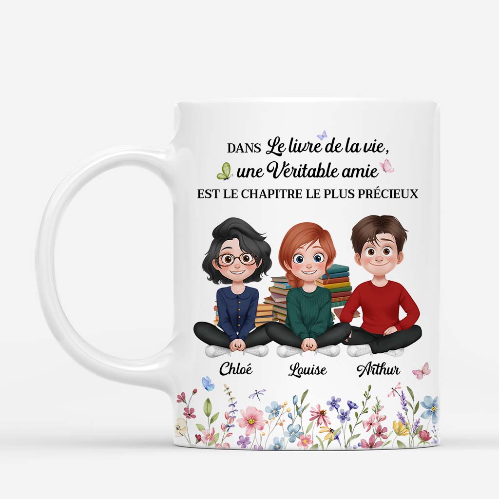 6062MFR1 mug personnalise une veritable amie dans le livre de la vie 6062m3taf