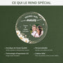6066OFR4 ornement acrylique personnalise couple avec photo premier noel maries 6066okt5g