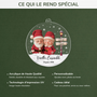 6070OFR4 ornement noel acrylique personnalise pour couple vieillir ensemble 6070okt5g