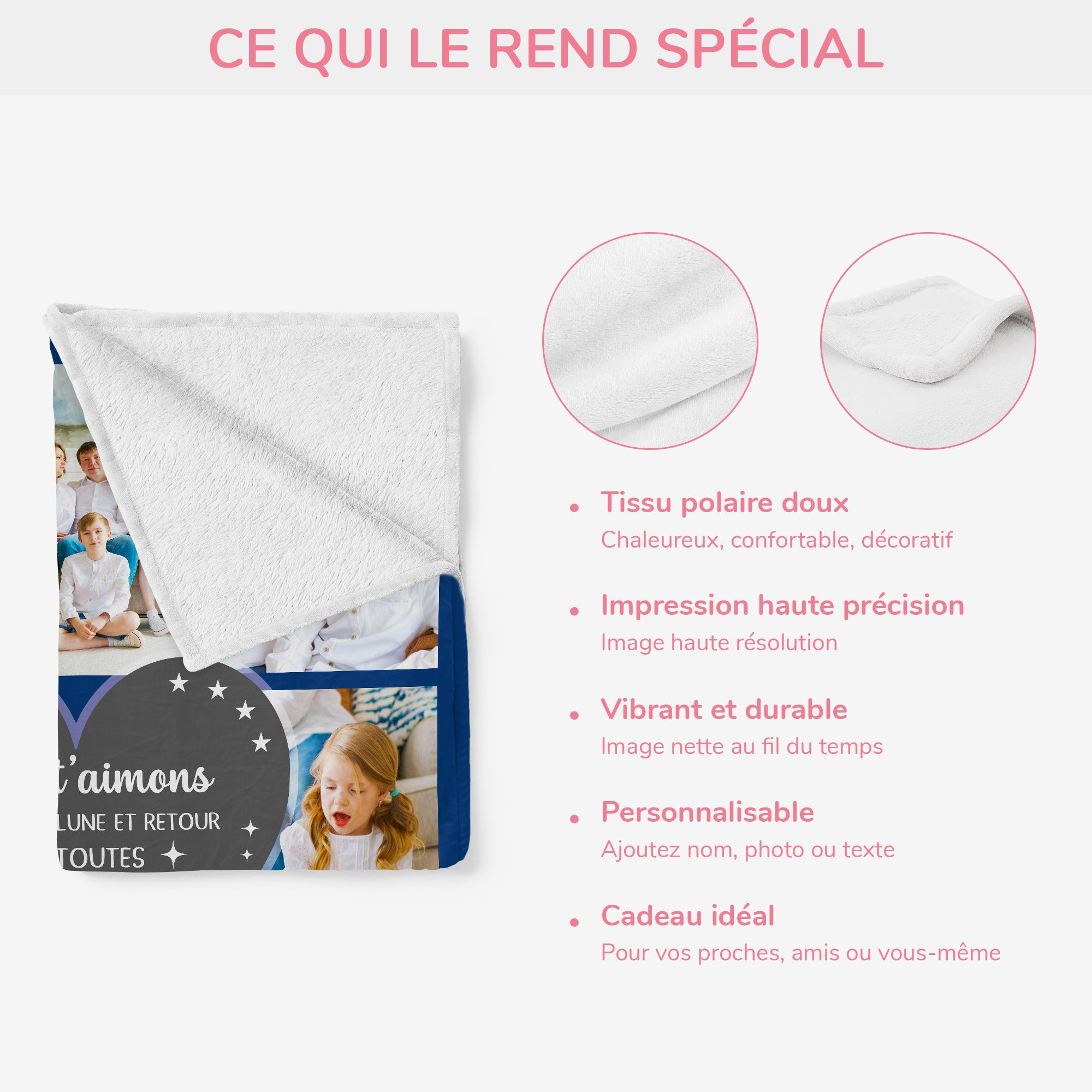 6073BFR3 plaid personnalise famille avec photo je taime jusqua la lune et retour 6073b6pmi