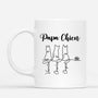 6080MFR1 mug personnalise maman chien avec dessin 6080m6pmc