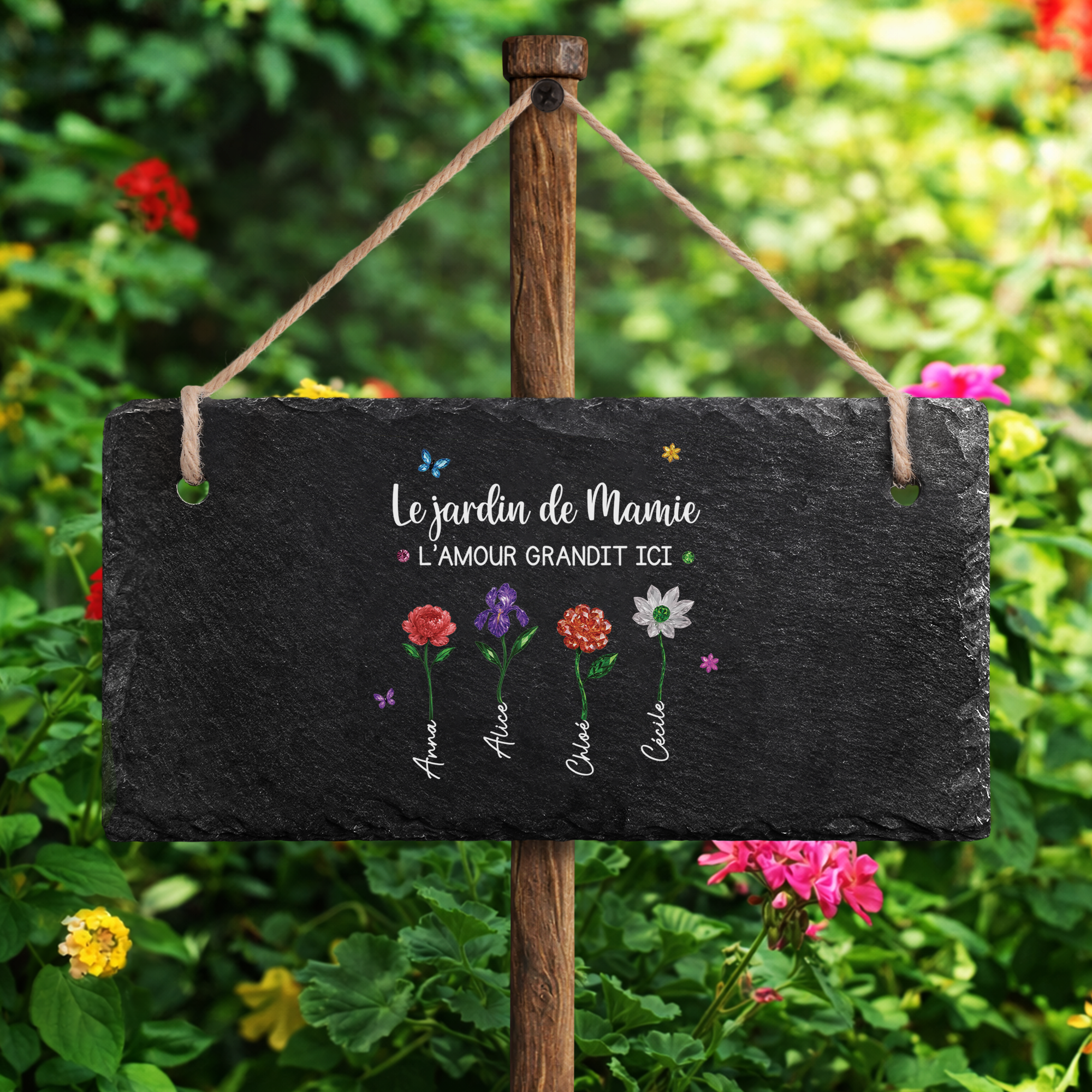 Panneau De Jardin En Métal Personnalisé - Décoration Murale Extérieure Sur Mesure Pour Maison Et Jardin