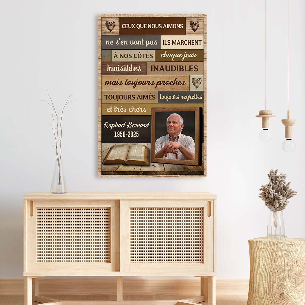 6083CFR3 toile personnalisee commemorative photo_ toujours proche 6083cthta