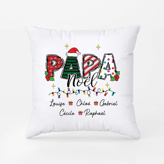 6086PFR2 coussin personnalise maman papa maman noel 6086ptqma