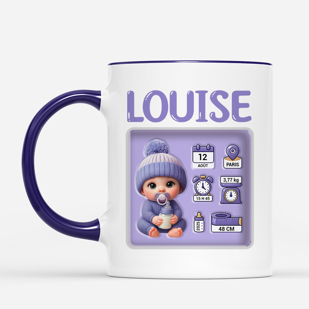 6094MFR2 mug personnalise avec nouveau ne cadeau premier noel bebe 6094m8qtk