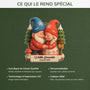 6102OFR4 effet dimpression 3d ornement noel acrylique personnalise vieillir ensemble couple gnome 6102o8v5g