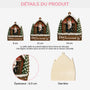 6105OFR3 ornement noel en bois a 1 couche personnalise couple dieu m_a donne toi 6105okqmg