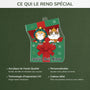 6106OFR4 effet dimpression 3d ornement acrylique personnalise avec chat joyeux noel minou 6106oktnd