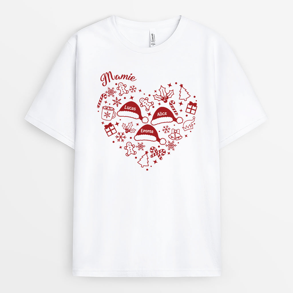 6109AFR1 t shirt personnalise cadeau mamie papy pour noel 6109attaa