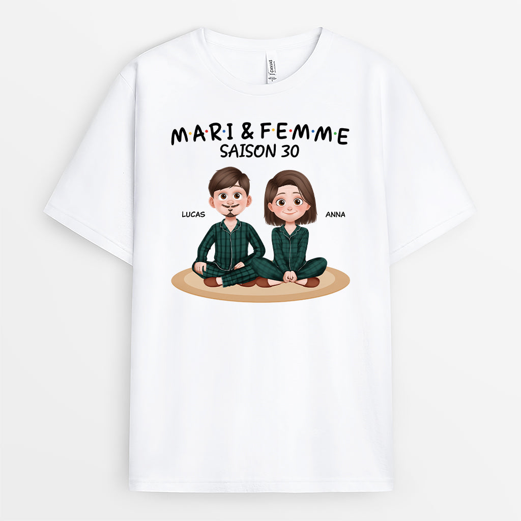 6120AFR1 mug personnalise couple mari et femme 6120atacg