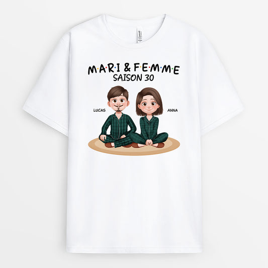 6120AFR1 mug personnalise couple mari et femme 6120atacg