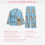 6128VFR5 pyjama personnalise avec chien photo je te suivrai pour toujours 6128vtttc
