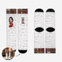 6129JFR1 chaussettes personnalisees cadeau pour les amoureux des livres 6129j8qna