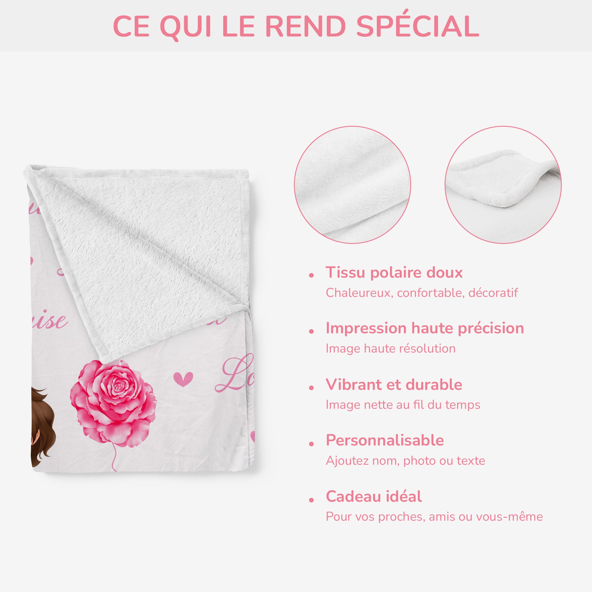 6135BFR4 plaid personnalise pour femme et homme cest mon plaid 6135b3tna