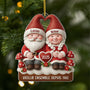 6144OFR1 effet dimpression 3d ornement noel acrylique personnalise vieillir ensemble gnome couple 6144o6lmg_1