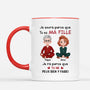 6165MFR2 mug personnalise maman papa souris parce que tu es mon fils 6165m3vza